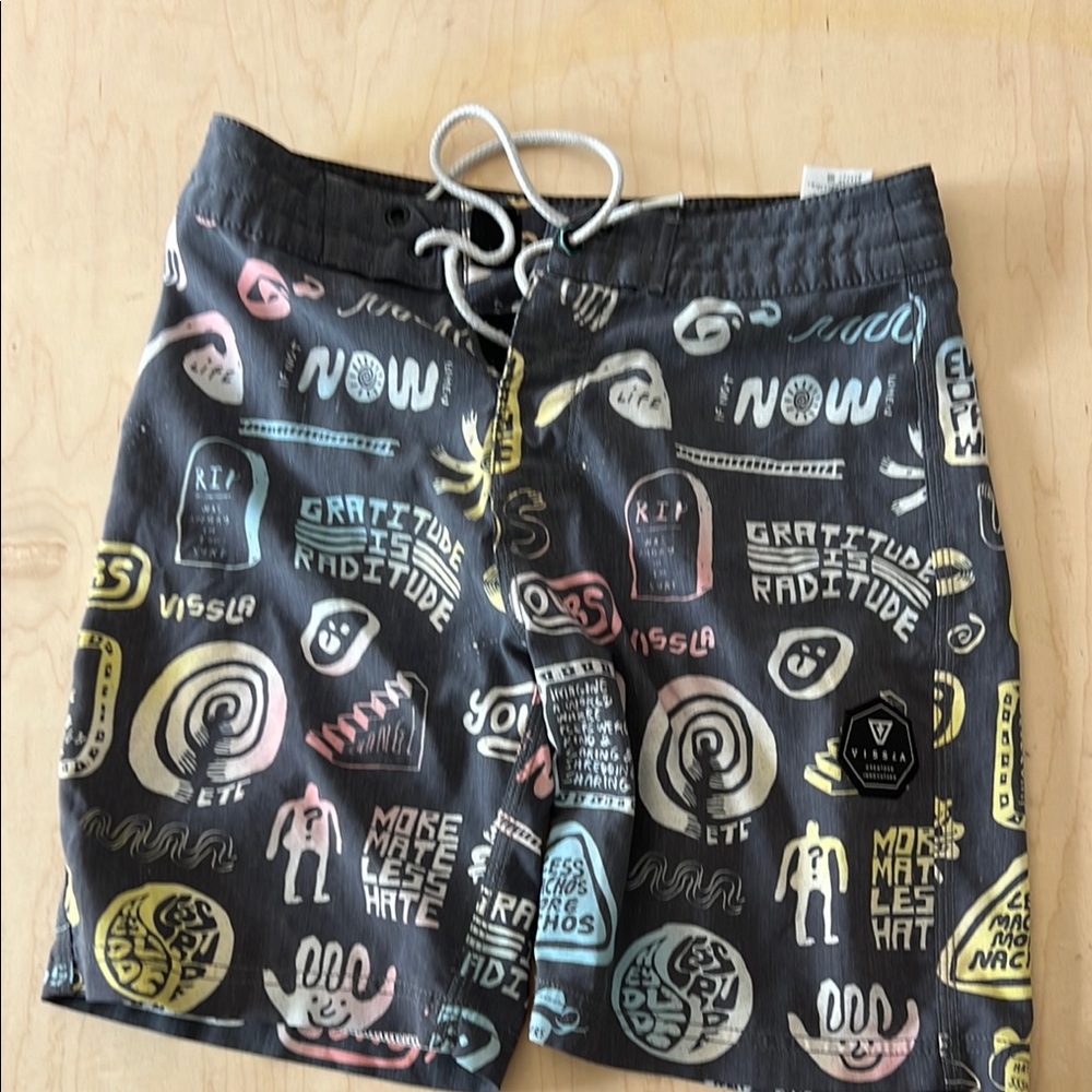 VISSLA Multicolor Graphic Board Shorts